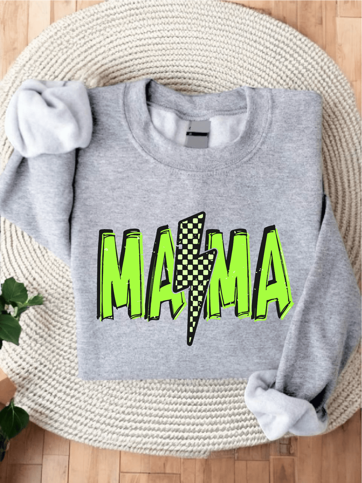 Checkered Mama Sweatshirt