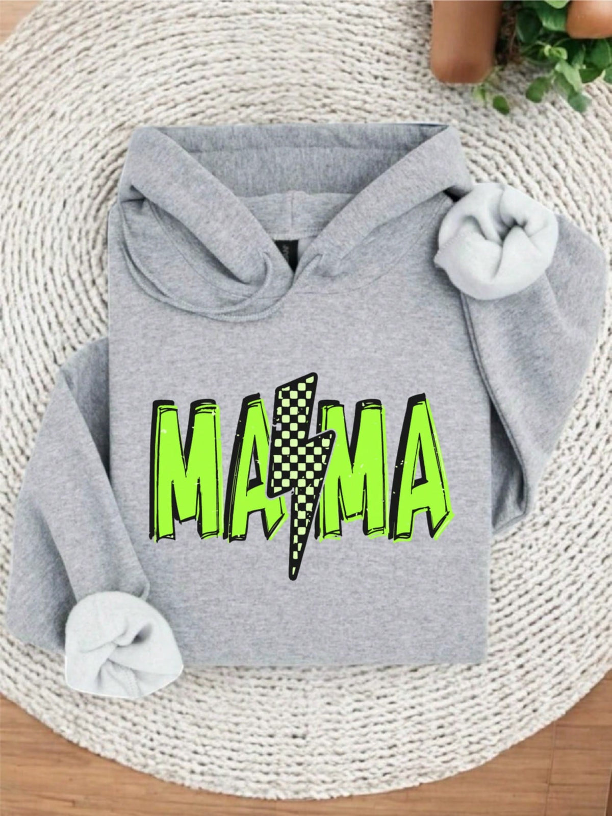 Checkered Mama Hoodie