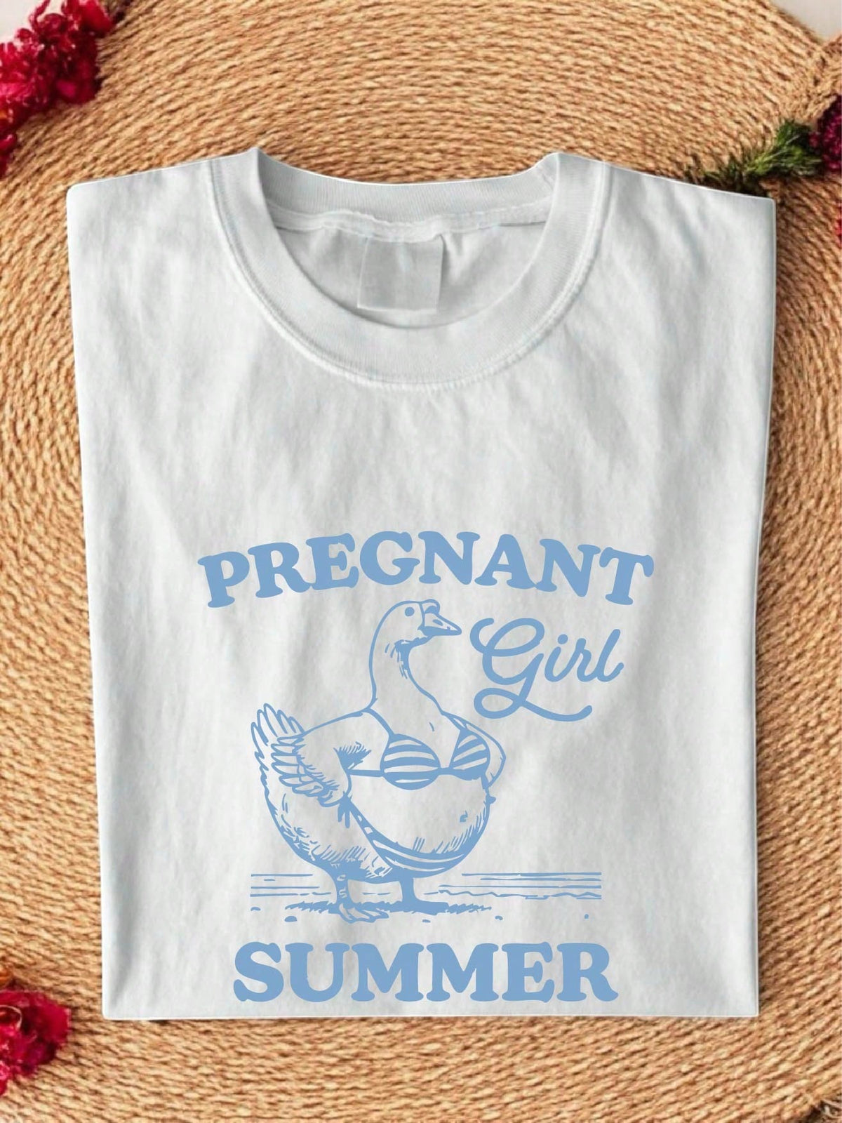 Pregnant Girl Summer T-Shirt