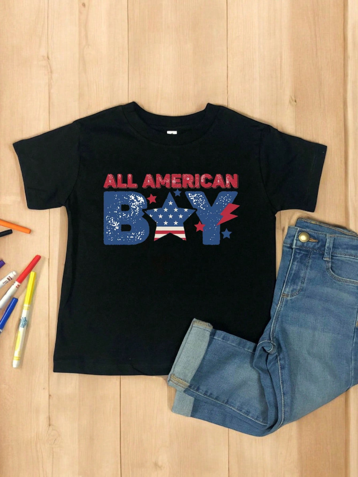 American Boy 4th Of July T-Shirt