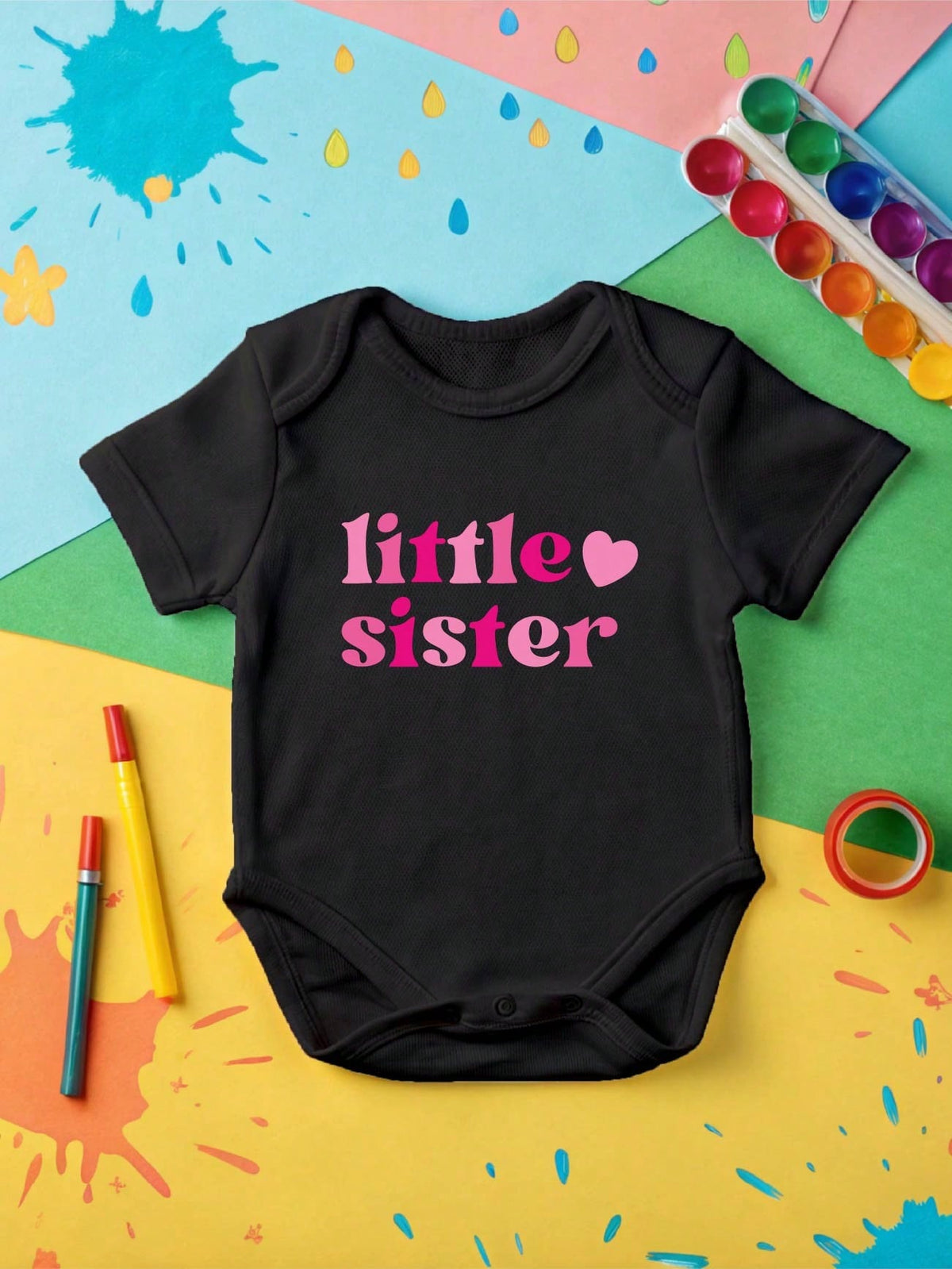 Cute Little Sister Kids Bodysuit