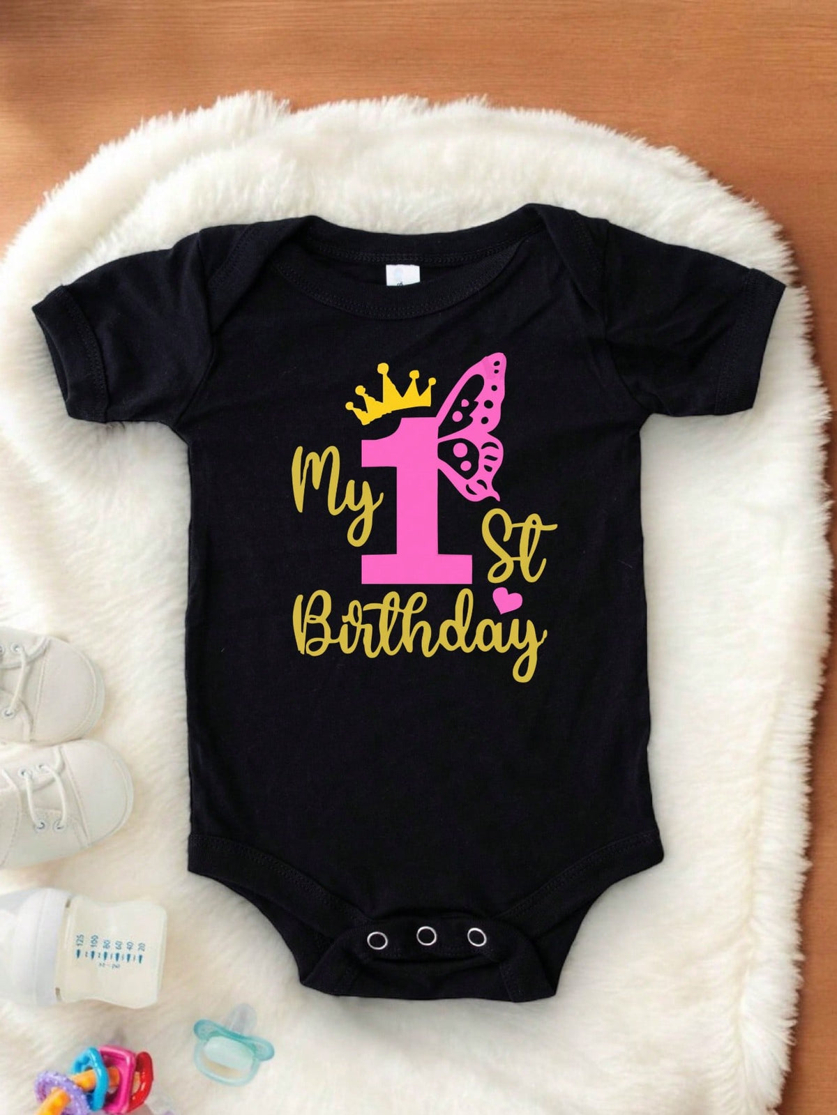 My First Birthday Bodysuit