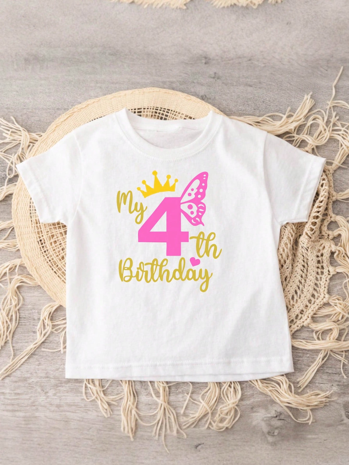 My Fourth Birthday Kids T-Shirt