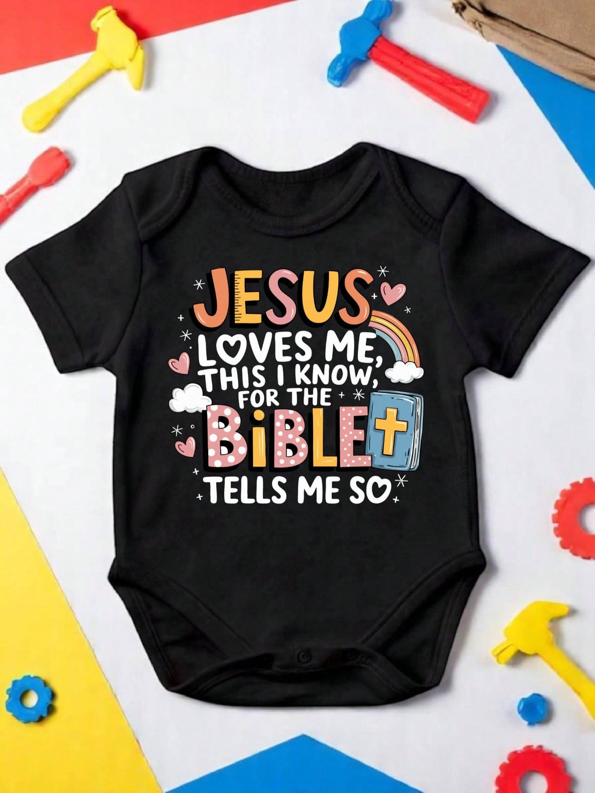 Jesus Loves Me This I Know Bodysuit