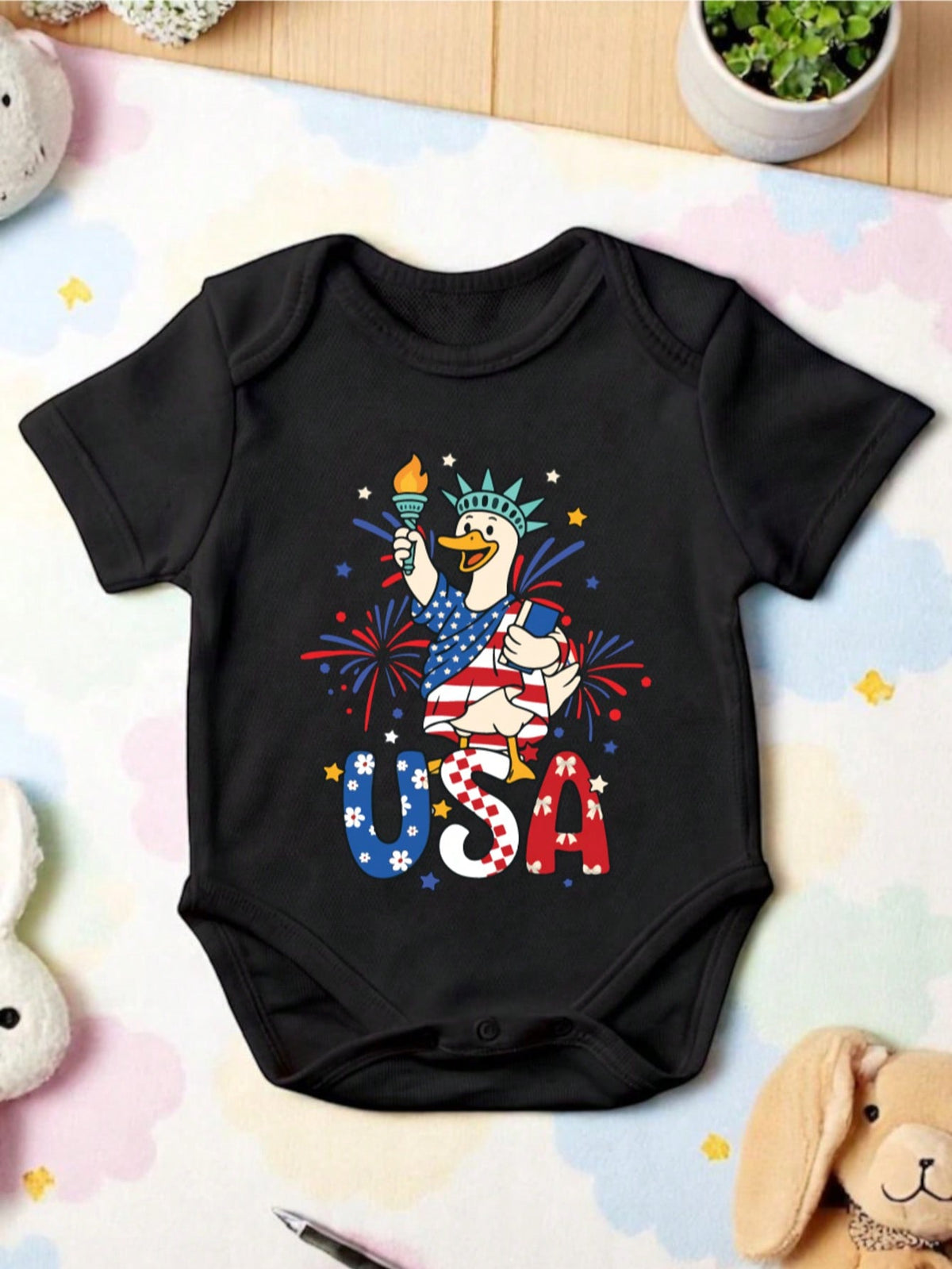 4th Of July Kids Bodysuit