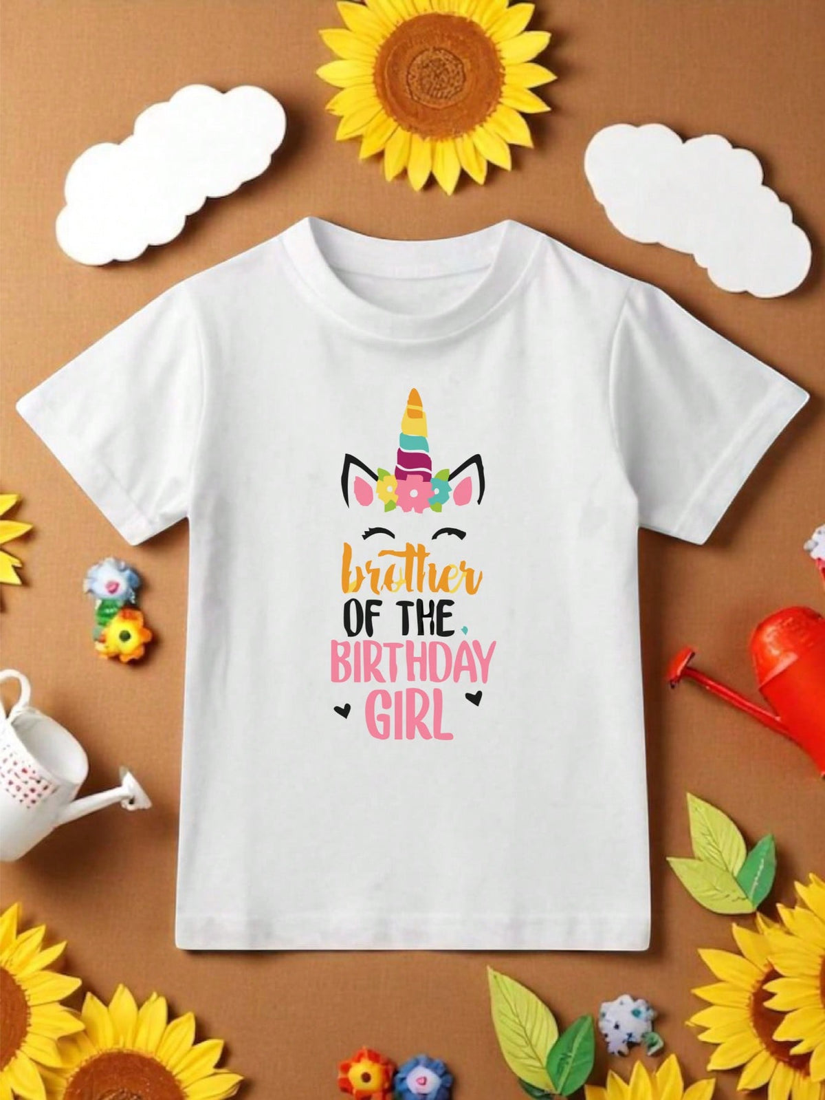 Brother Of The Birthday Girl Kids T-Shirt