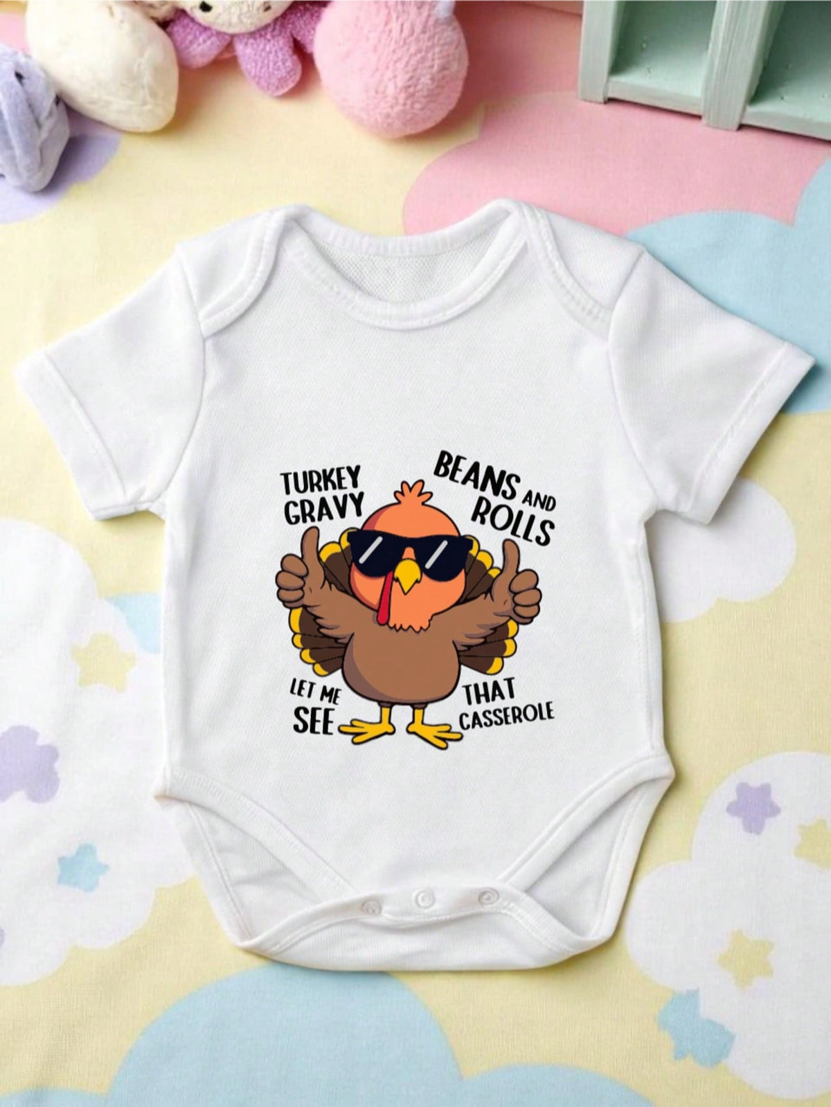 Turkey Gravy Beans And Rolls Let Me See That Casserole T-Shirt