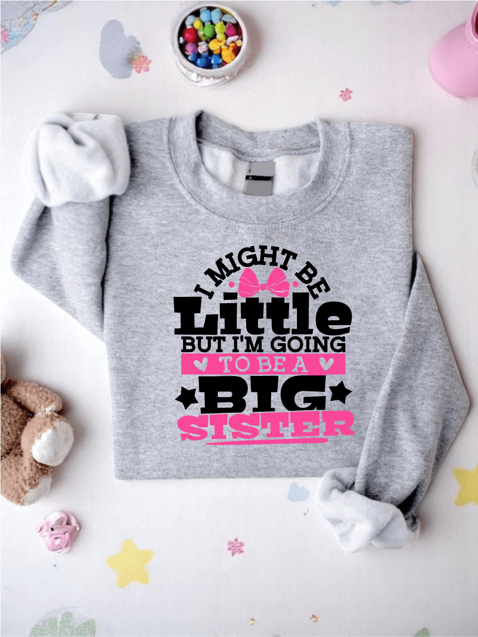 Promoted To Big Sister Toddler Sweatshirt