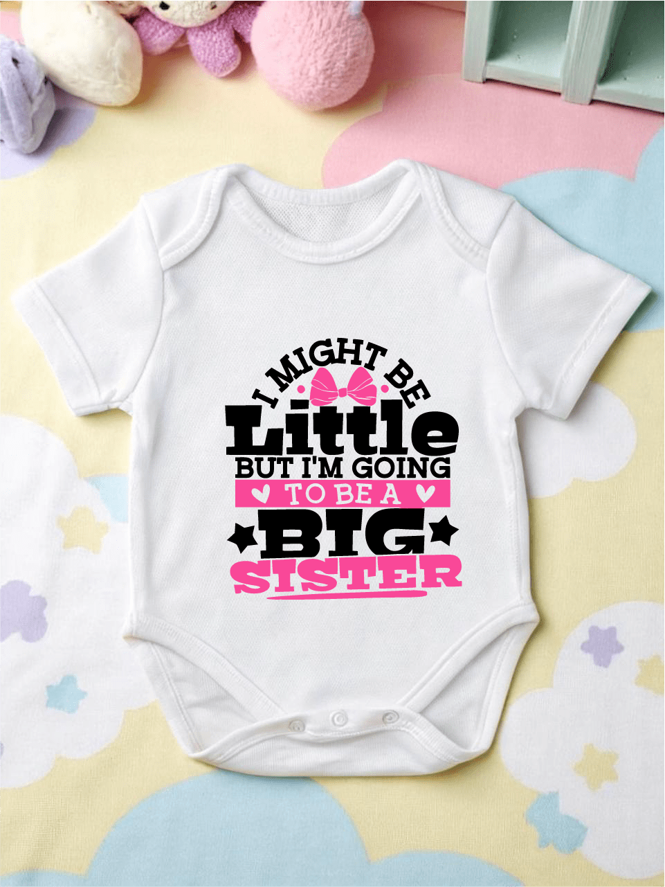 Promoted To Big Sister Toddler Bodysuit
