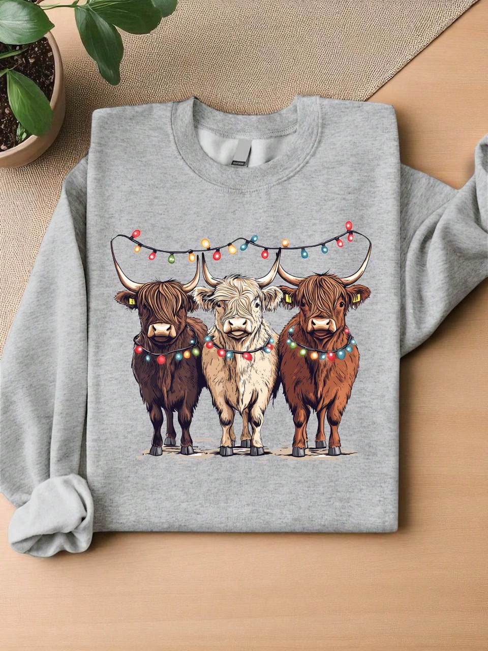 Christmas Cows Sweatshirt