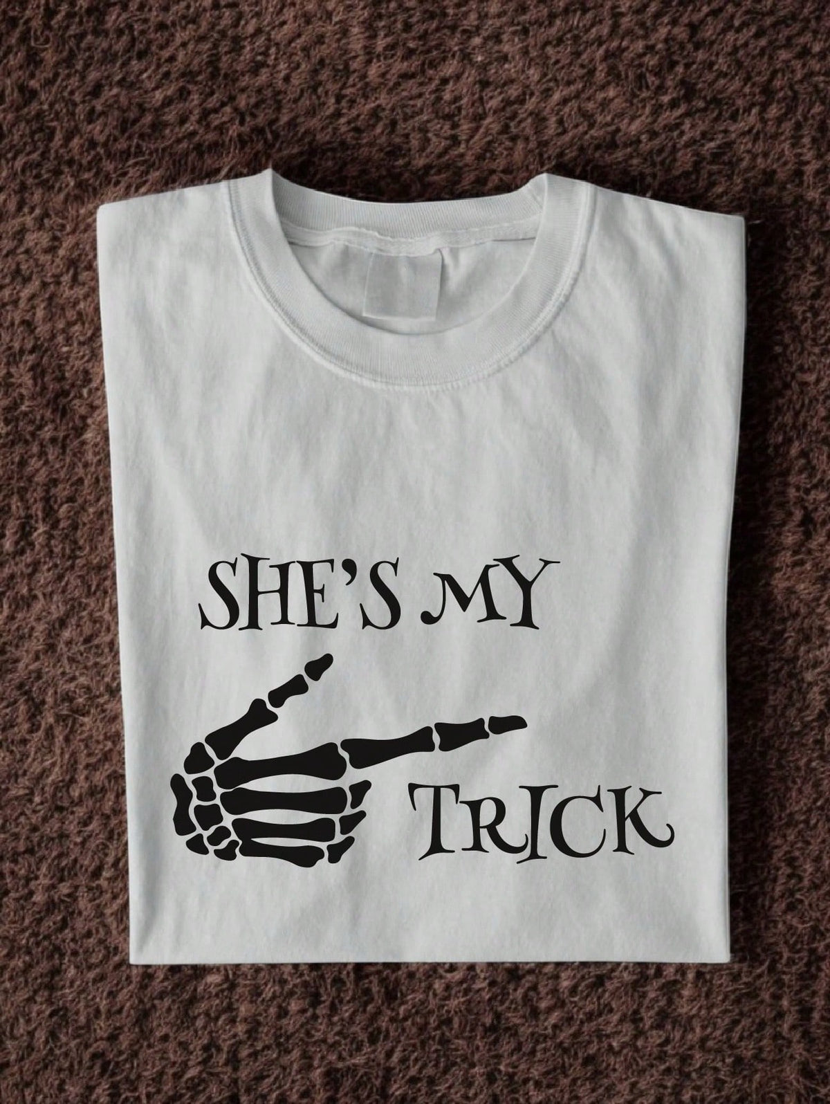 1pc She Is My Trick He Is My Treat T-Shirt
