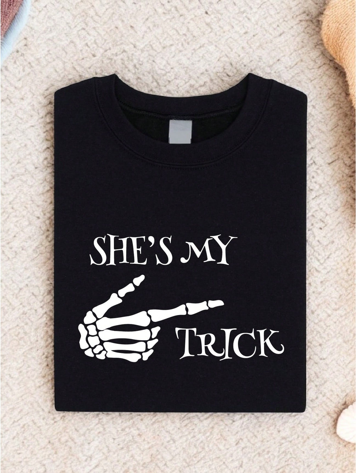 1pc She Is My Trick He Is My Treat T-Shirt