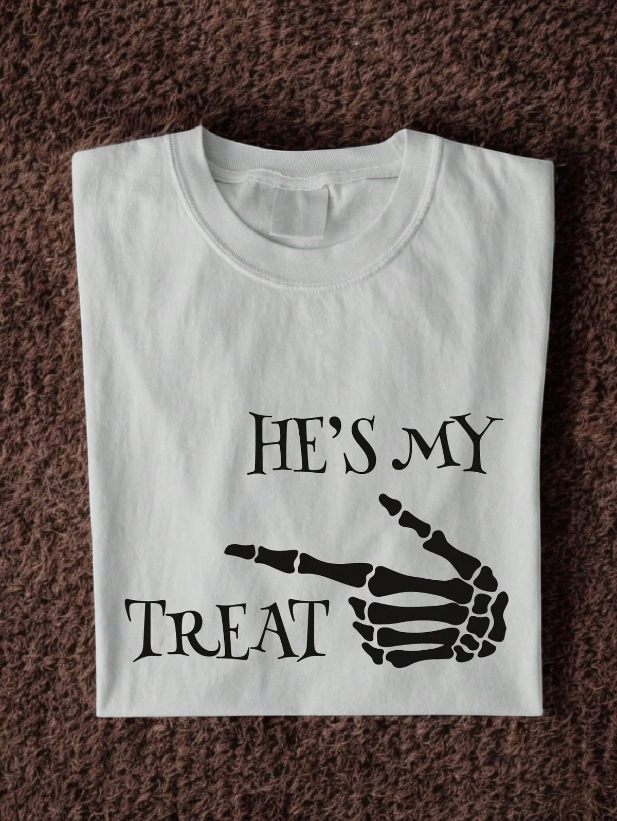 1pc She Is My Trick He Is My Treat T-Shirt