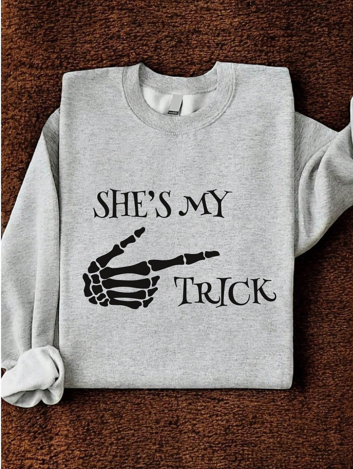 She Is My Trick He Is My Treat Sweatshirt