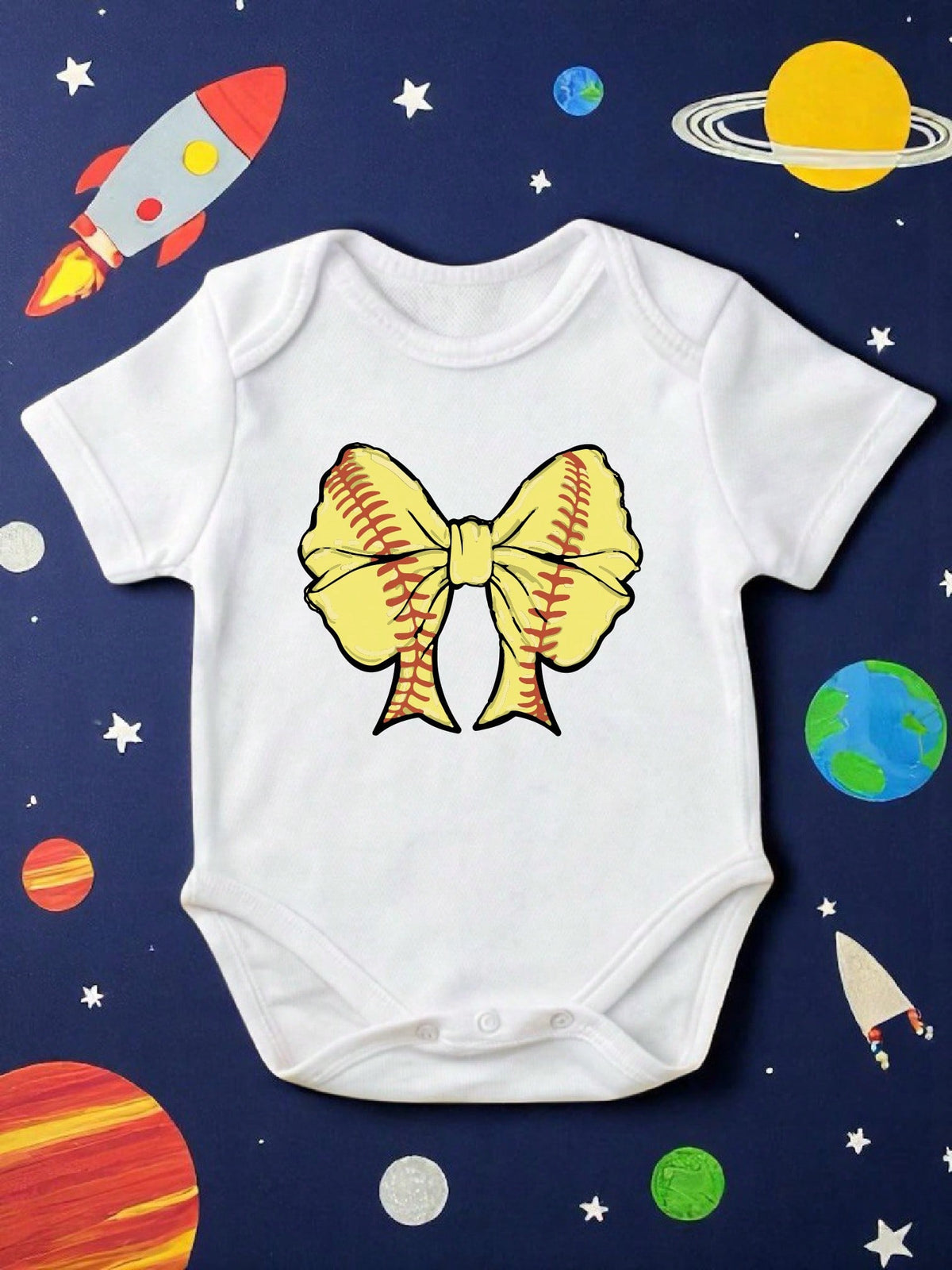 Softball Bow Bodysuit