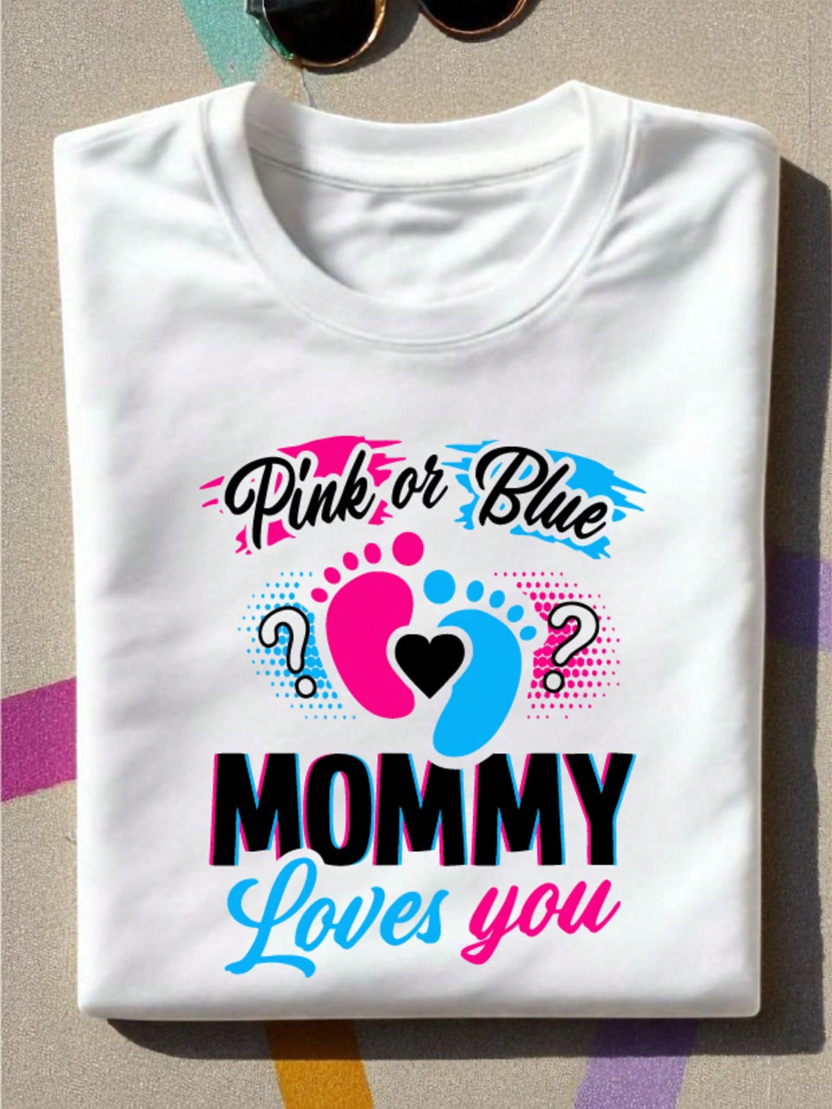 Gender Reveal Family Matching T-Shirt
