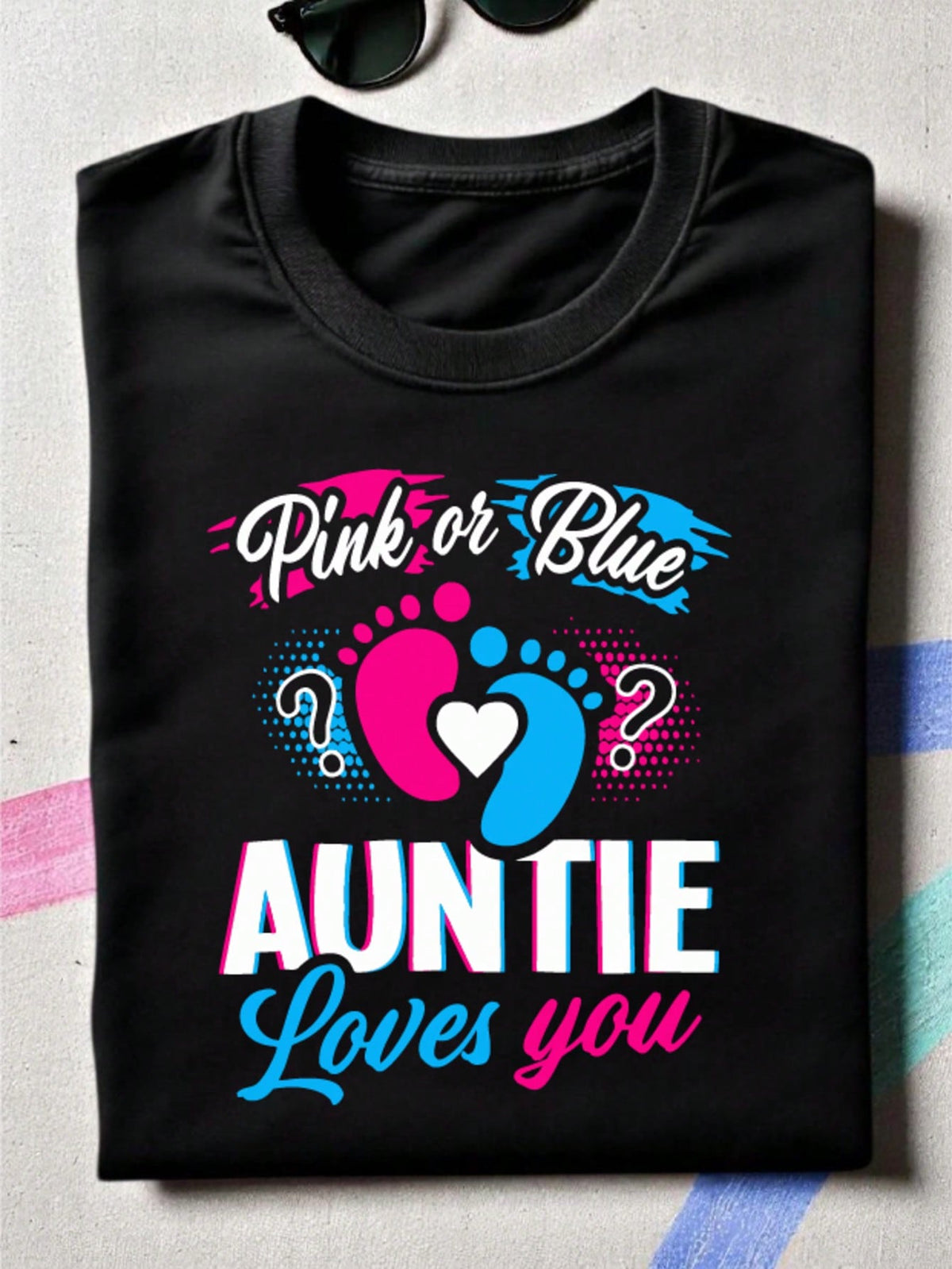 Gender Reveal Family Matching T-Shirt