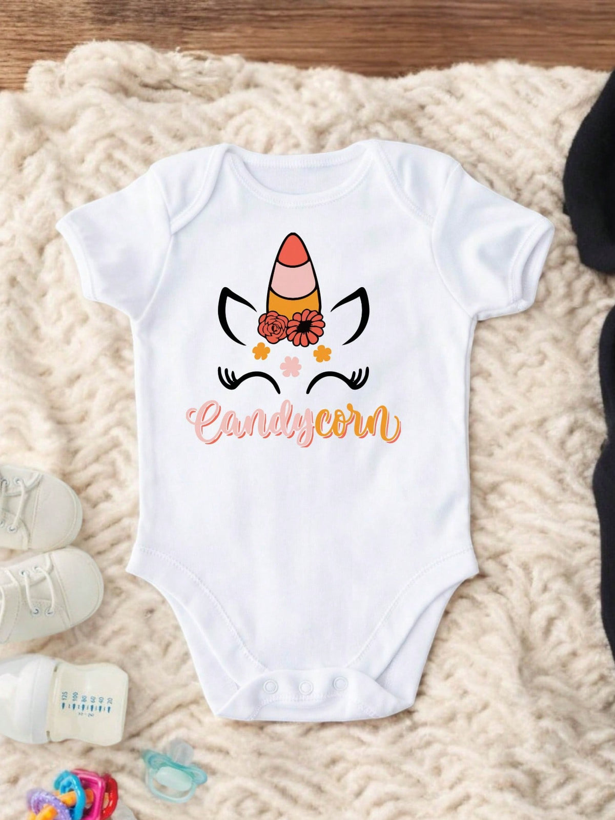 Candy Corn Kids Bodysuit