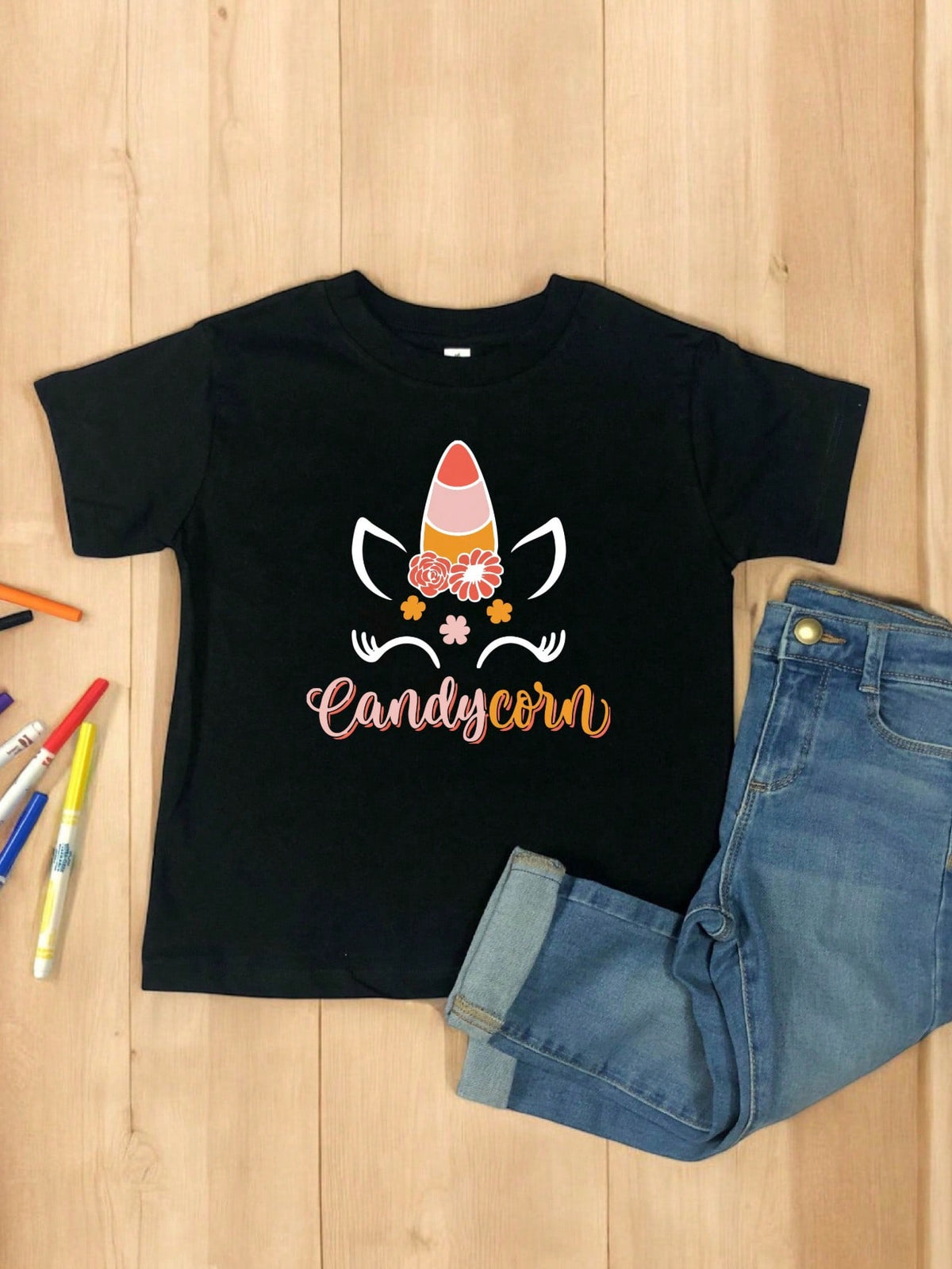 Candy Corn Kids T-Shirt