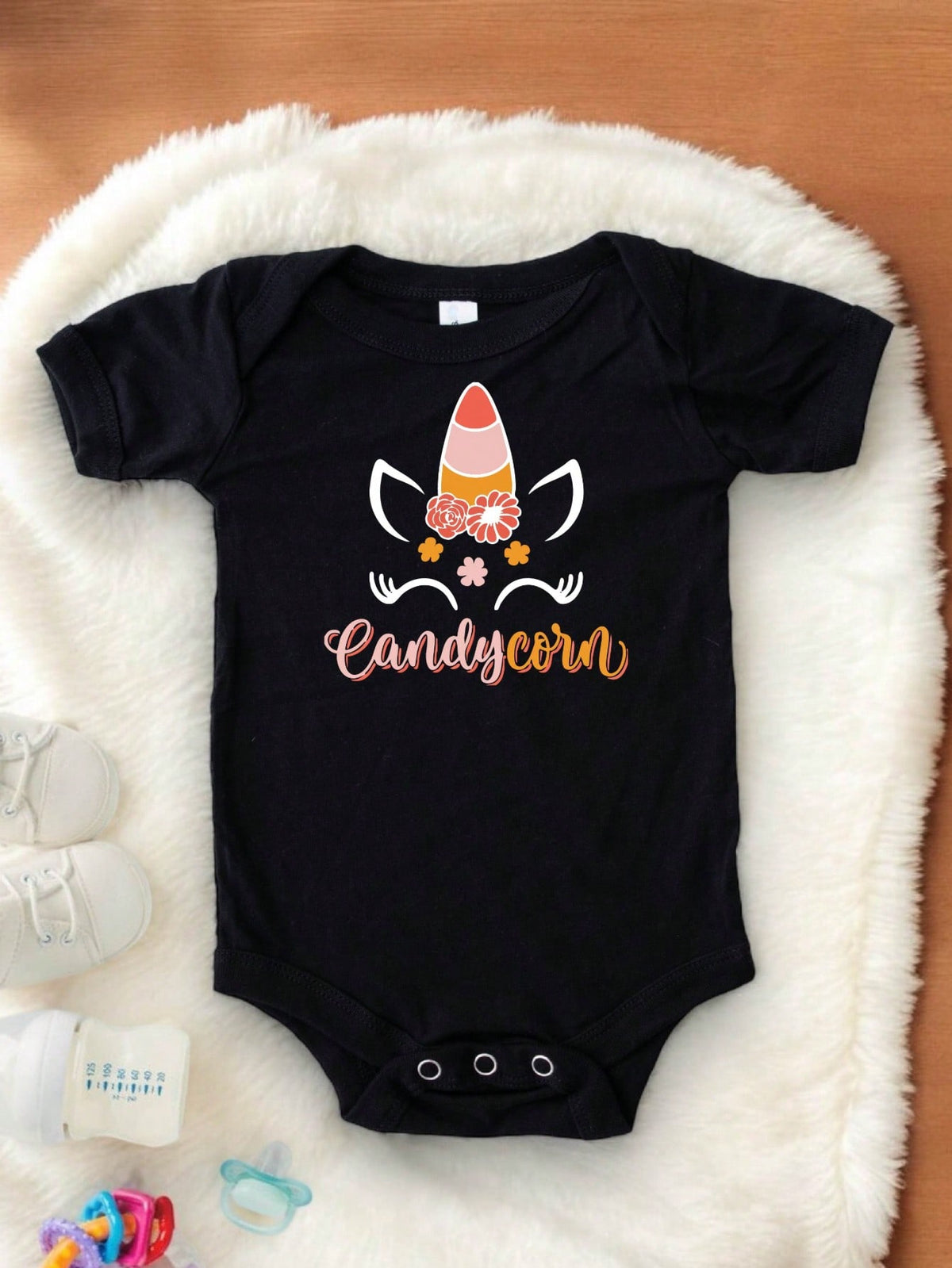 Candy Corn Kids Bodysuit