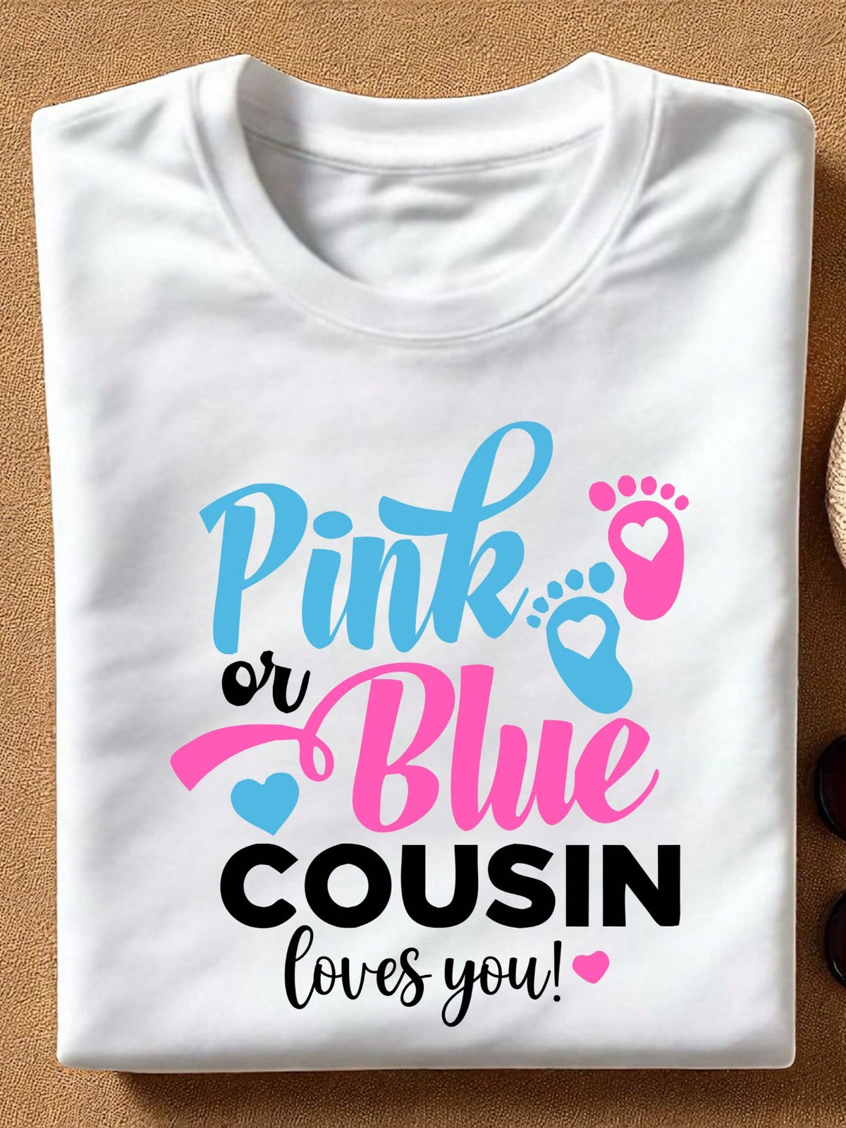 Pink Or Blue Cousin Loves You T-Shirt