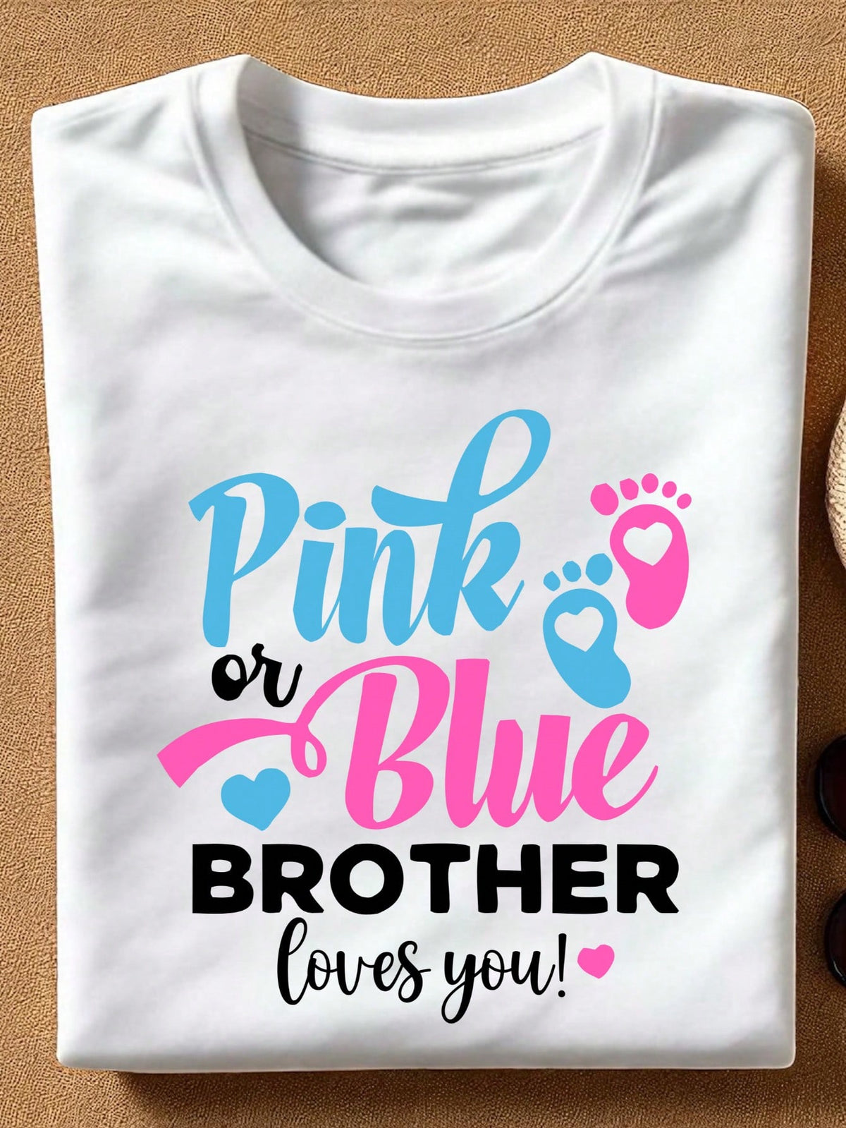 Pink Or Blue Brother Loves You T-Shirt
