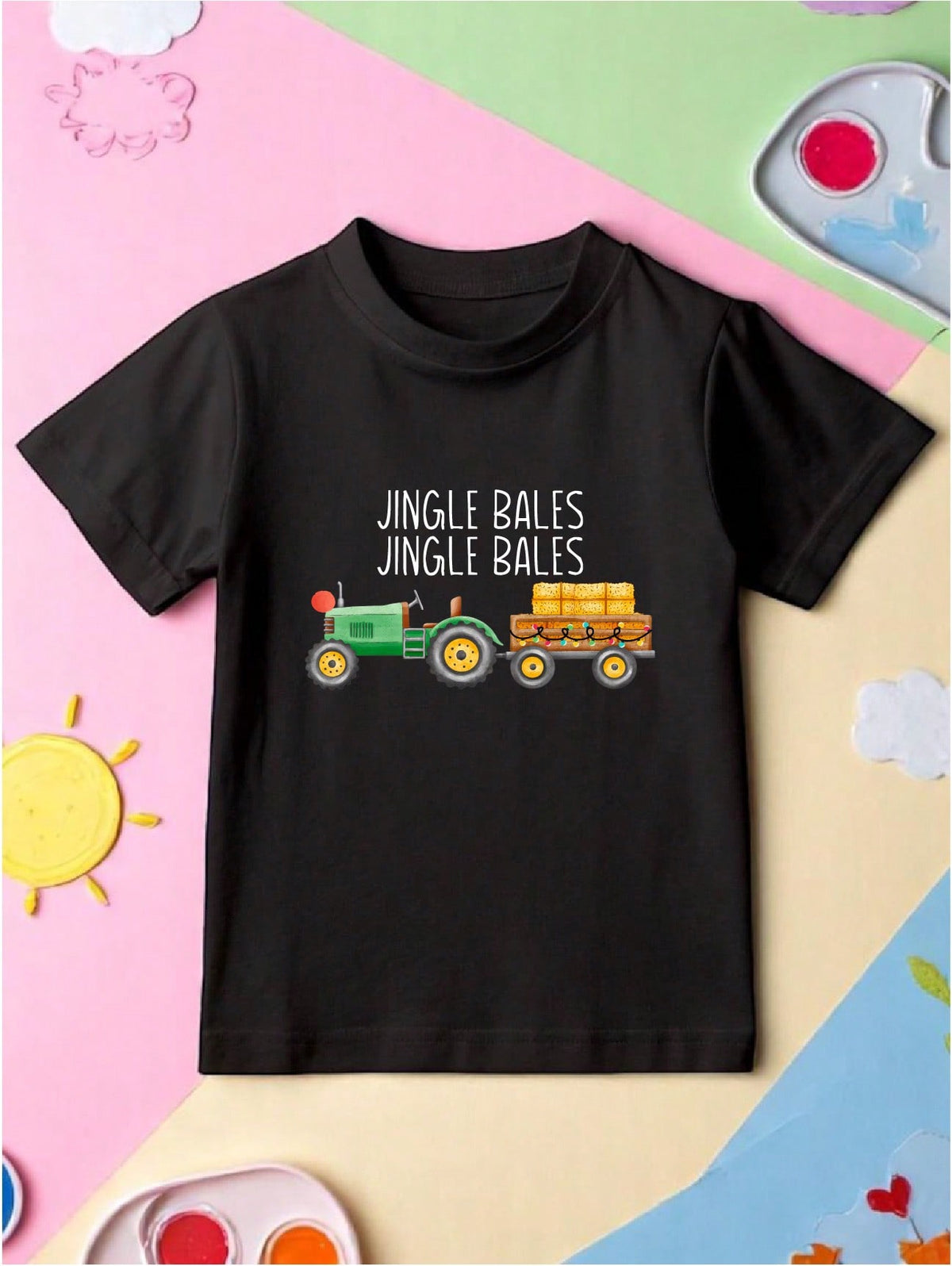 Jingle Bales Christmas Shirt For Kids T-Shirt