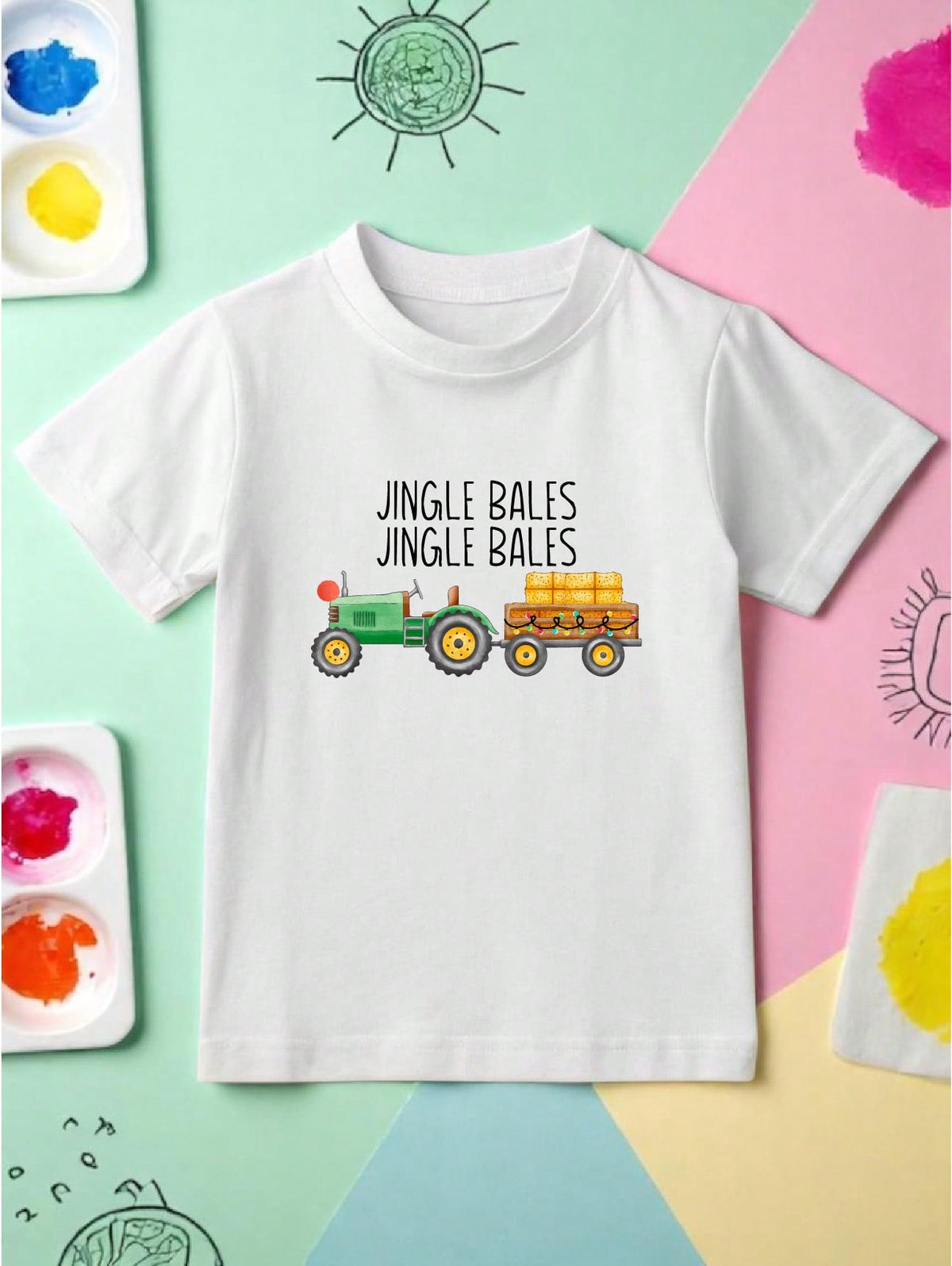 Jingle Bales Christmas Shirt For Kids T-Shirt
