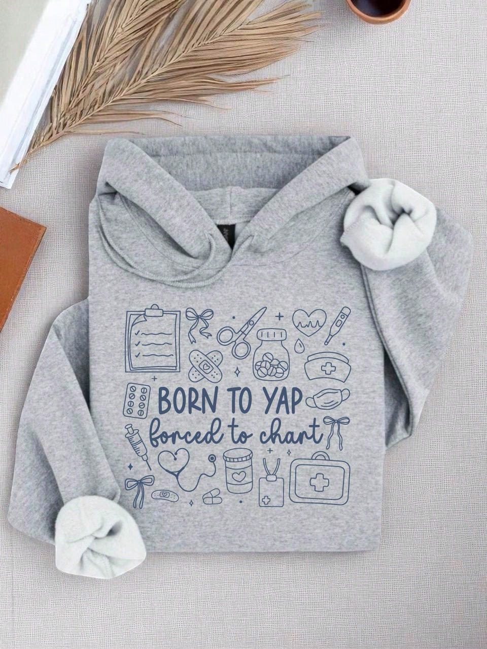 Born To Yap Forced To Chart Hoodie