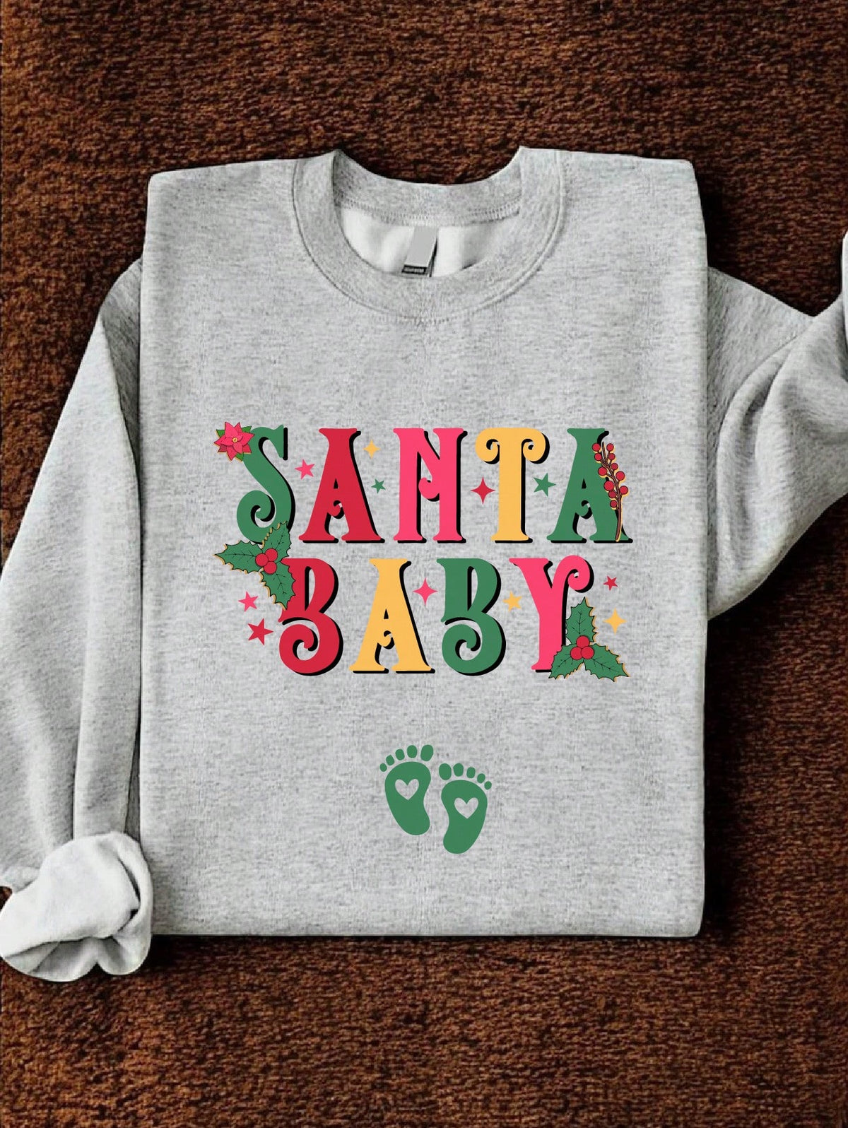 Christmas Pregnancy Announcement Sweatshirt