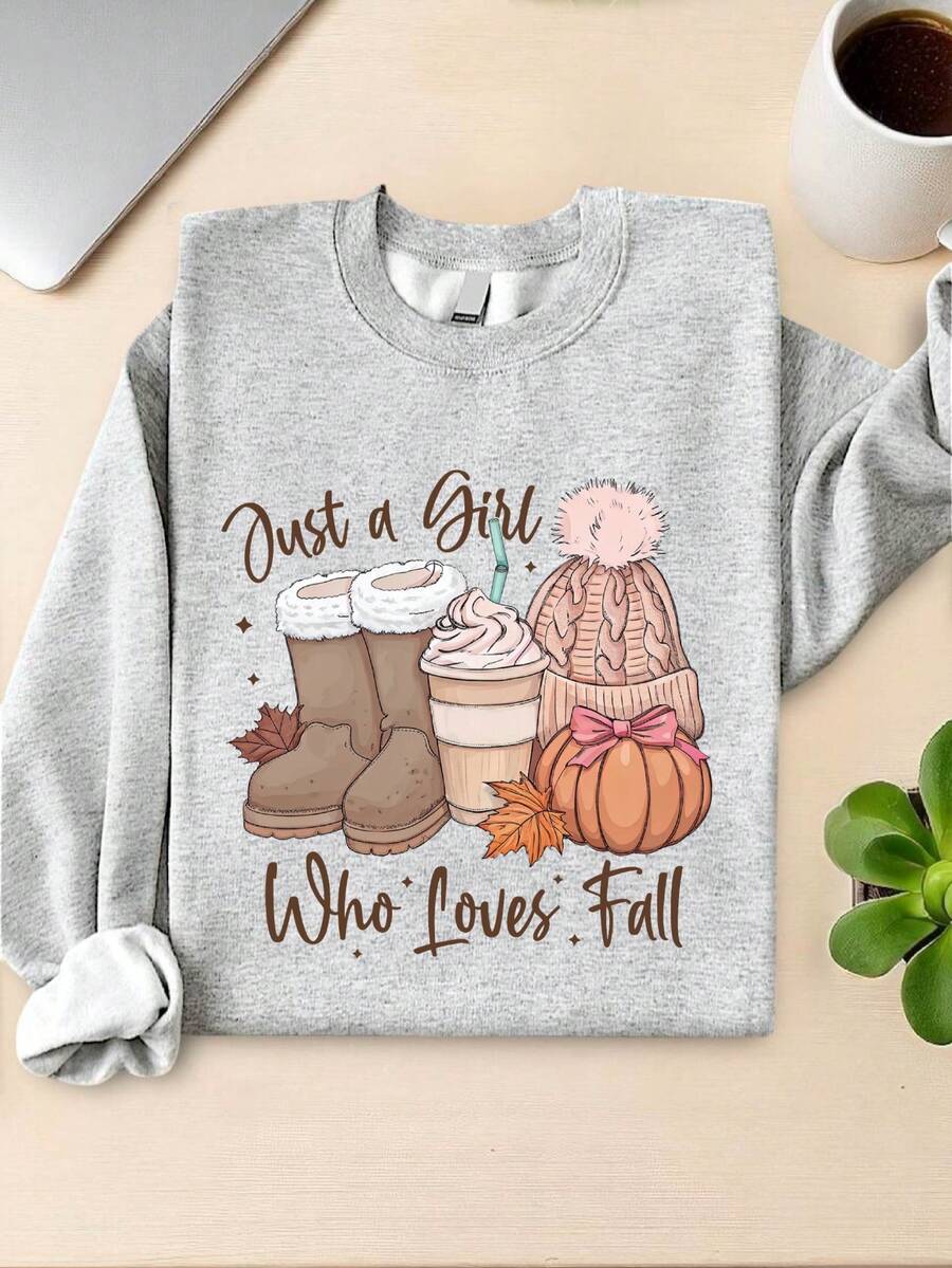 Just A Girl Love Fall Sweatshirt