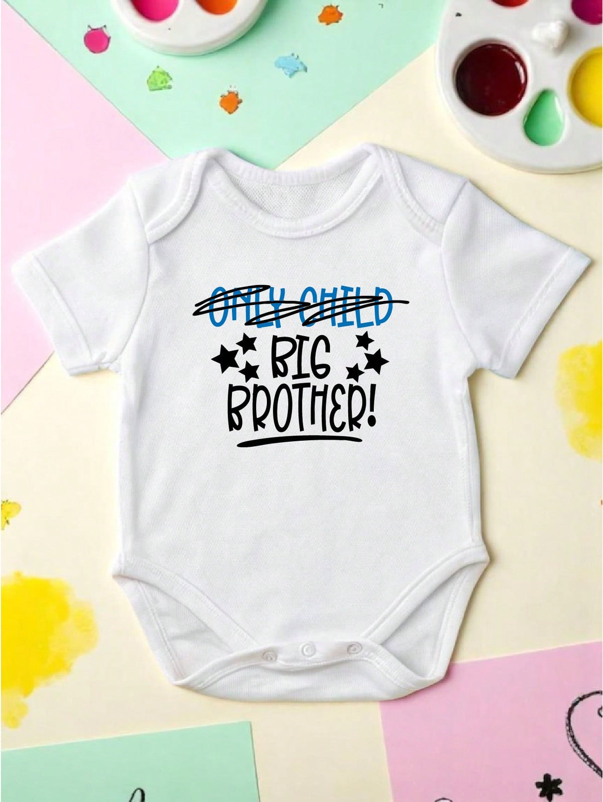 Only Child Big Brother & Big Sister Bodysuit