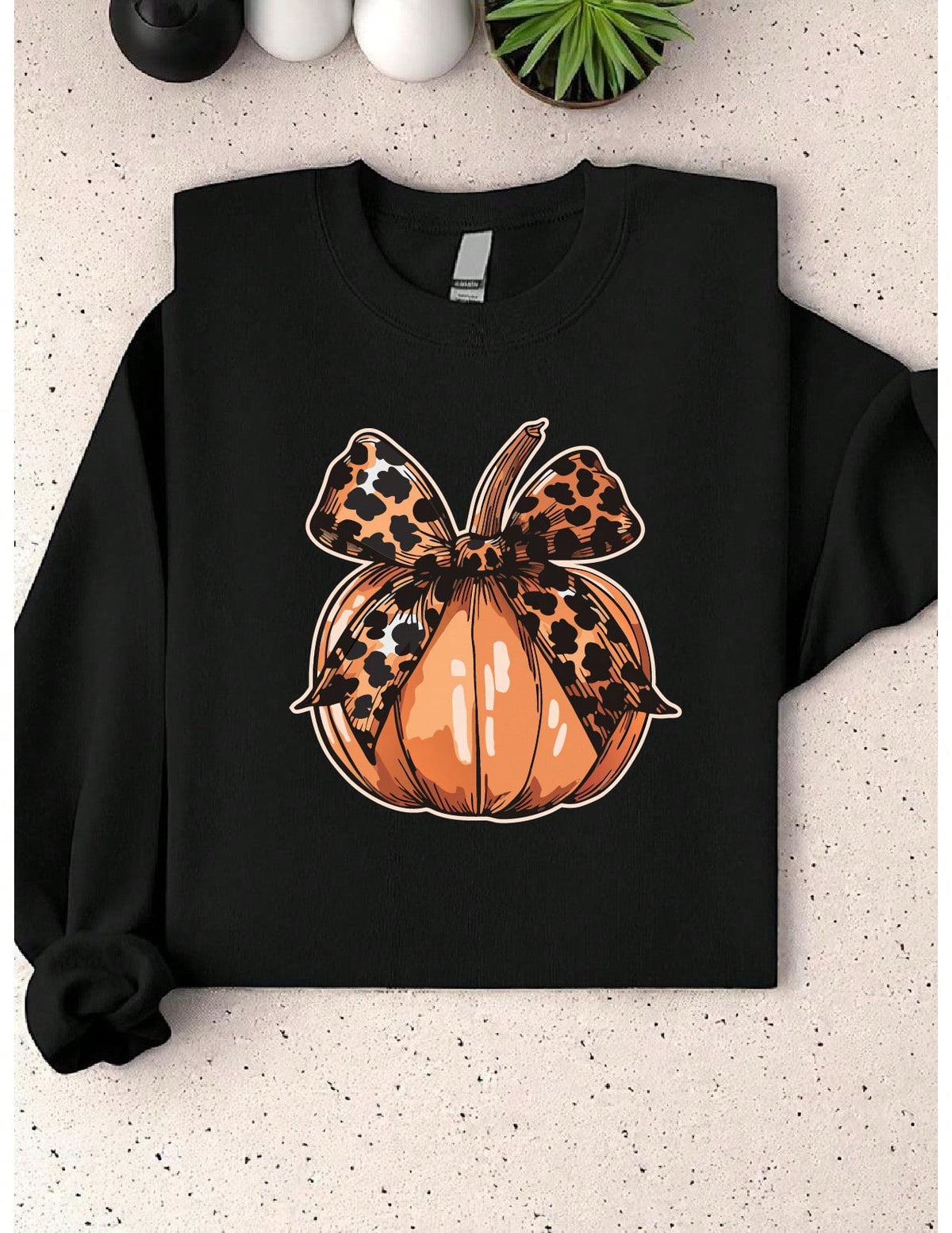 Leopard Pumpkin Sweatshirt