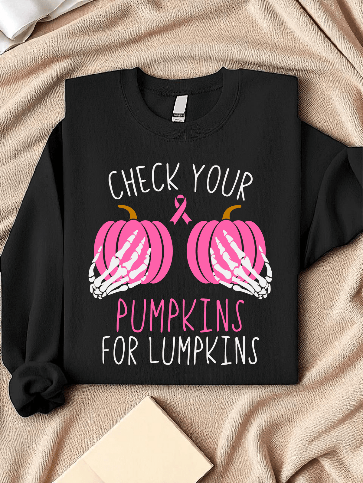 Halloween Breast Cancer Sweatshirt