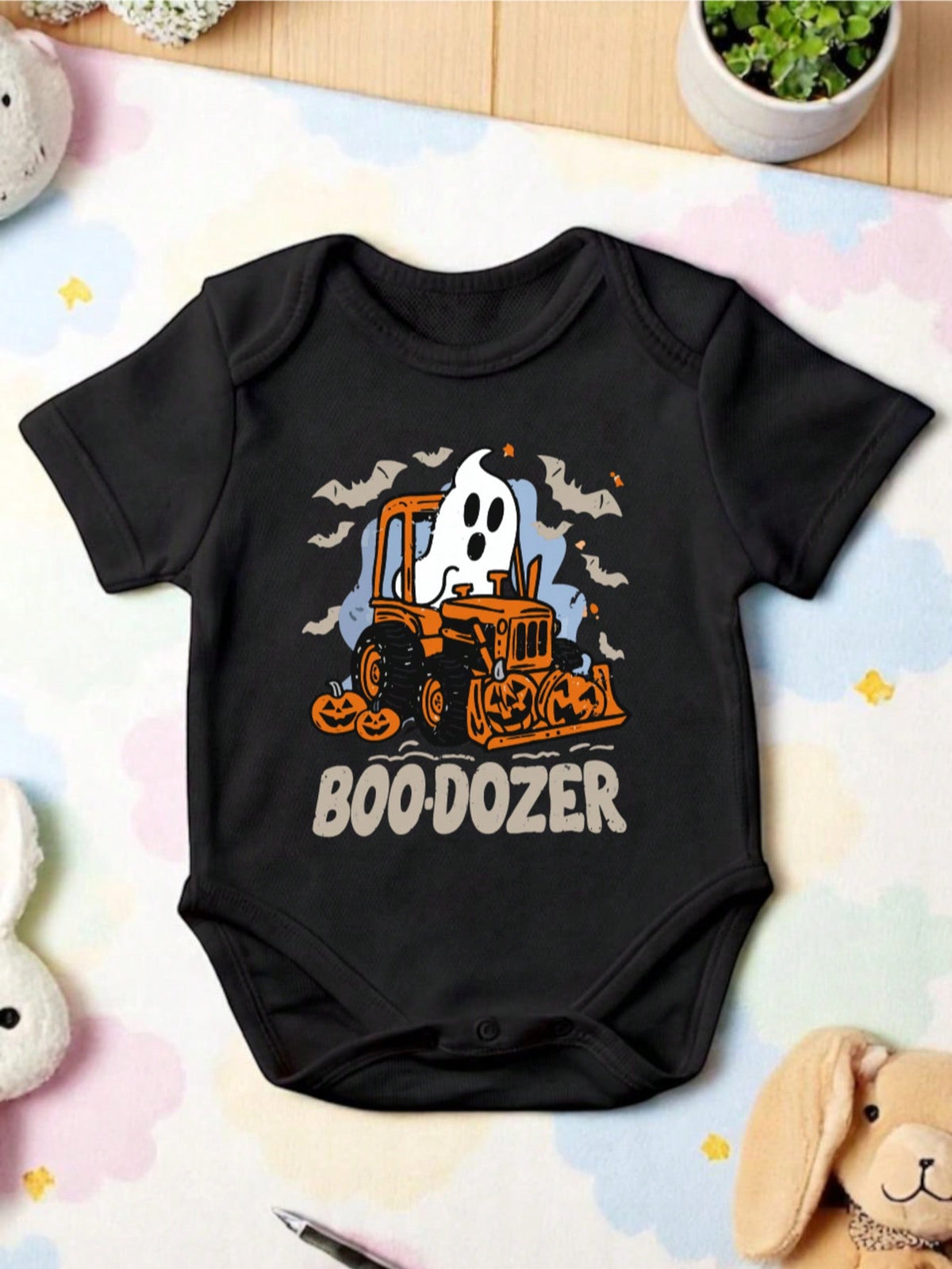 Boo Dozer Kids Bodysuit
