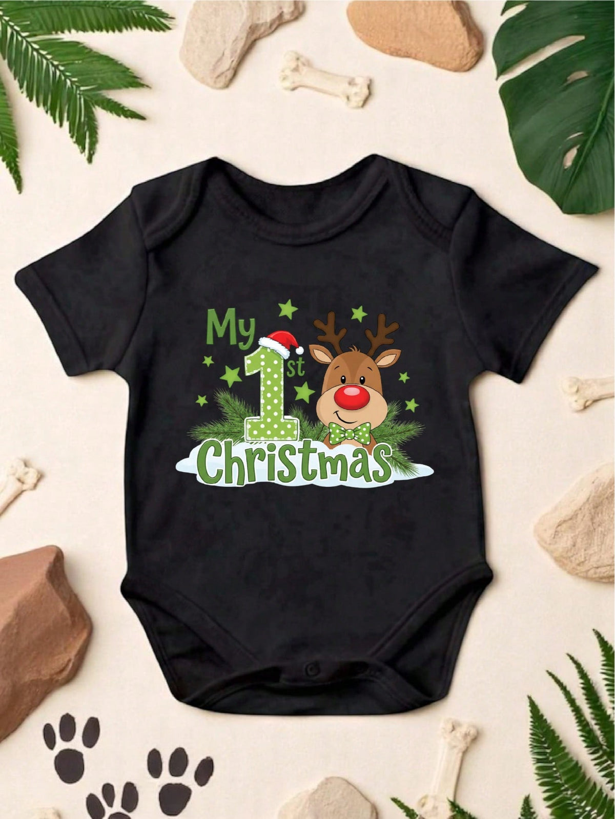 My 1st Christmas Kids Bodysuit