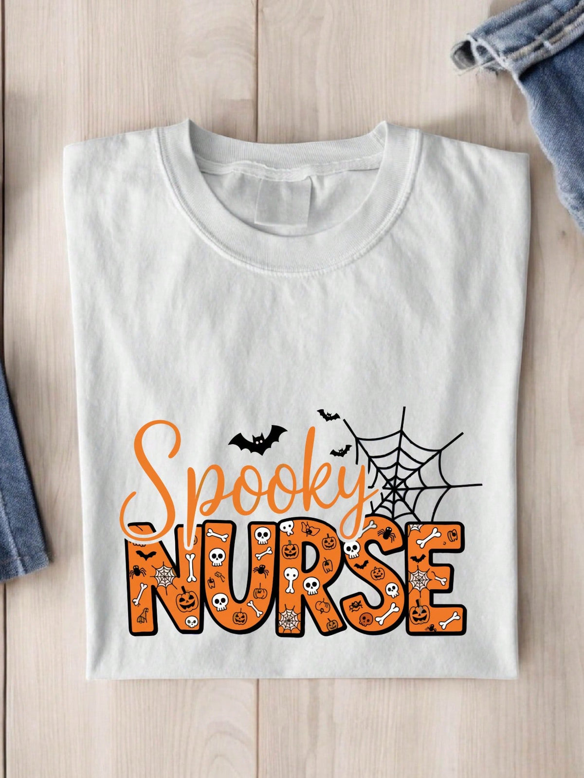 Spooky Nurse Halloween Unisex T-Shirt