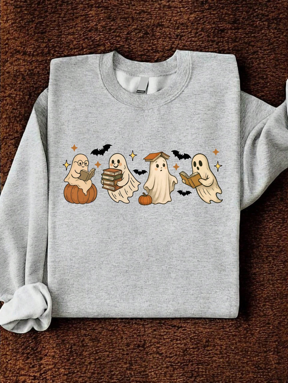 Ghost And Books Sweatshirt