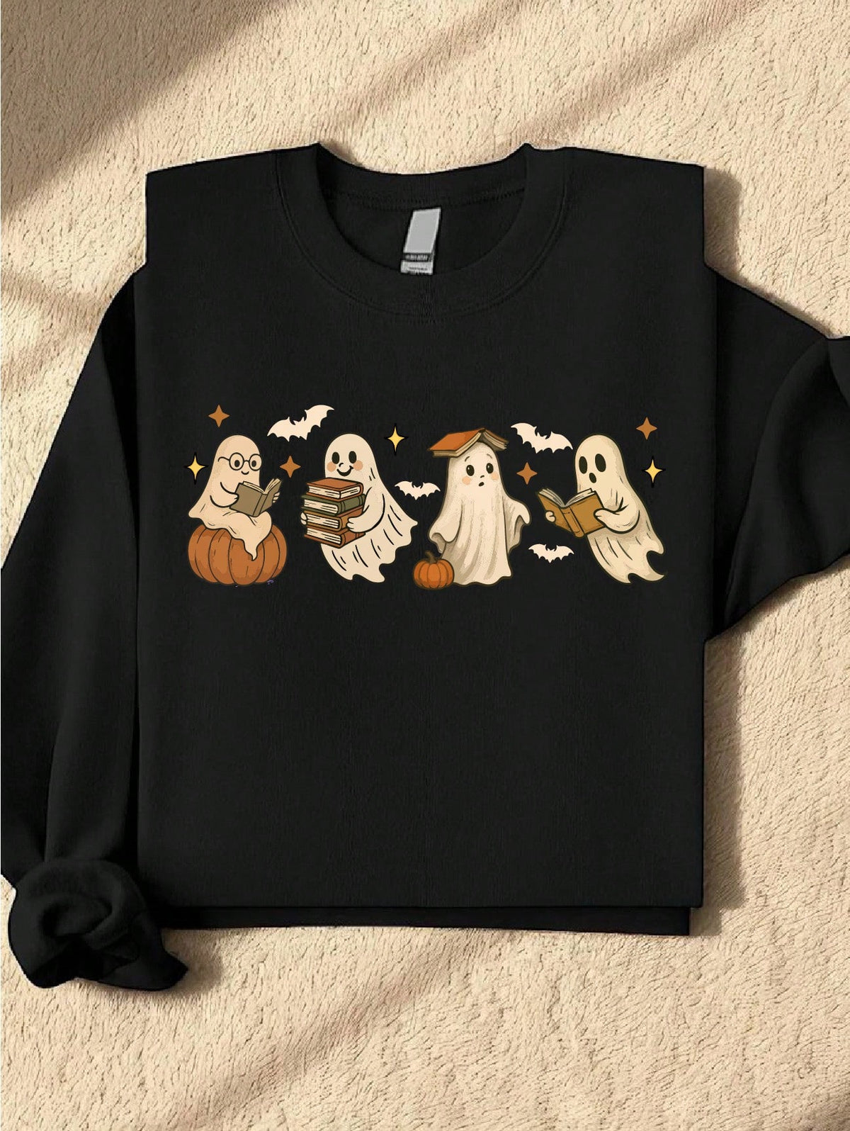 Ghost And Books Sweatshirt