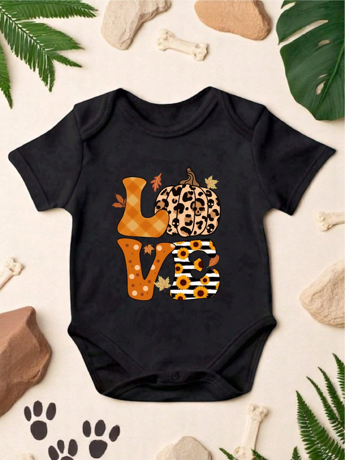 Fall Love Kids Bodysuit