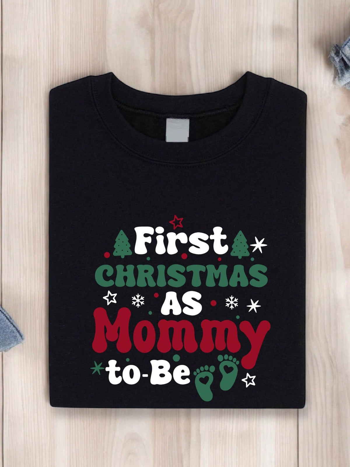First Christmas As Mommy To Be Unisex T-Shirt