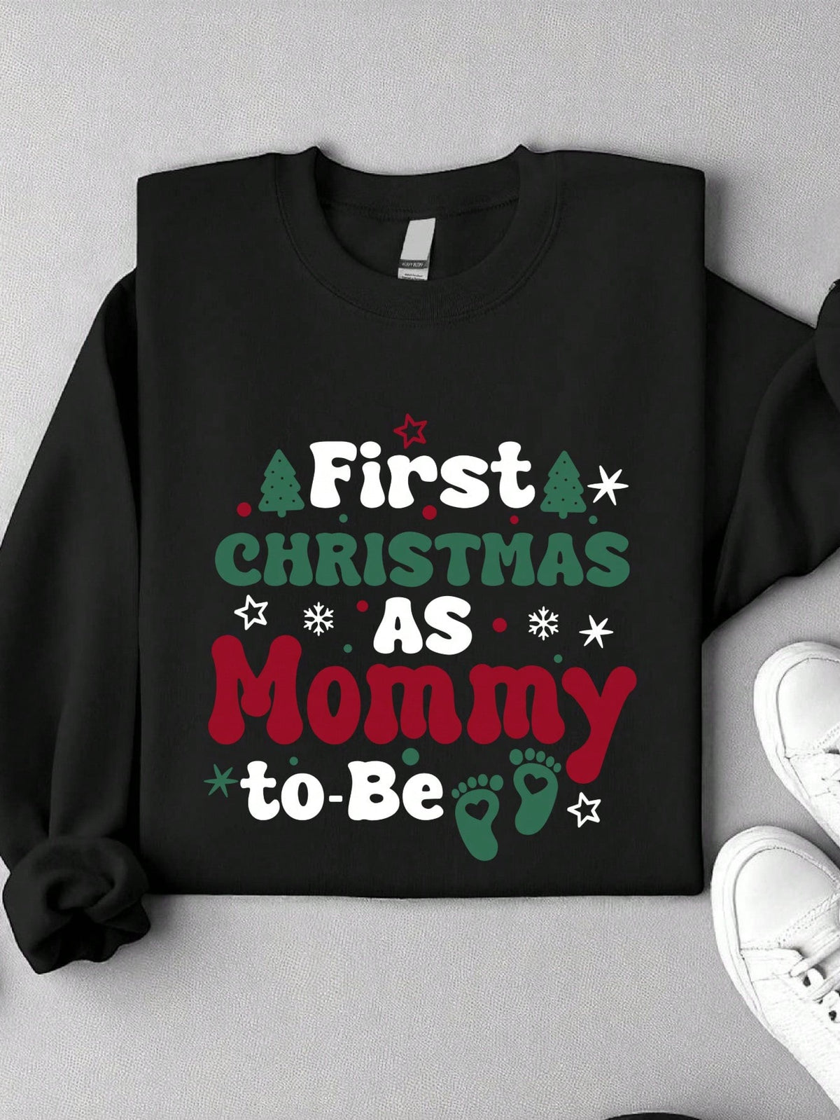 First Christmas As Mommy To Be Unisex Sweatshirt