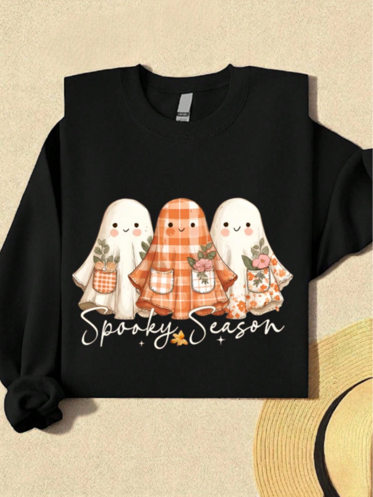 Preppy Floral Ghost Sweatshirt
