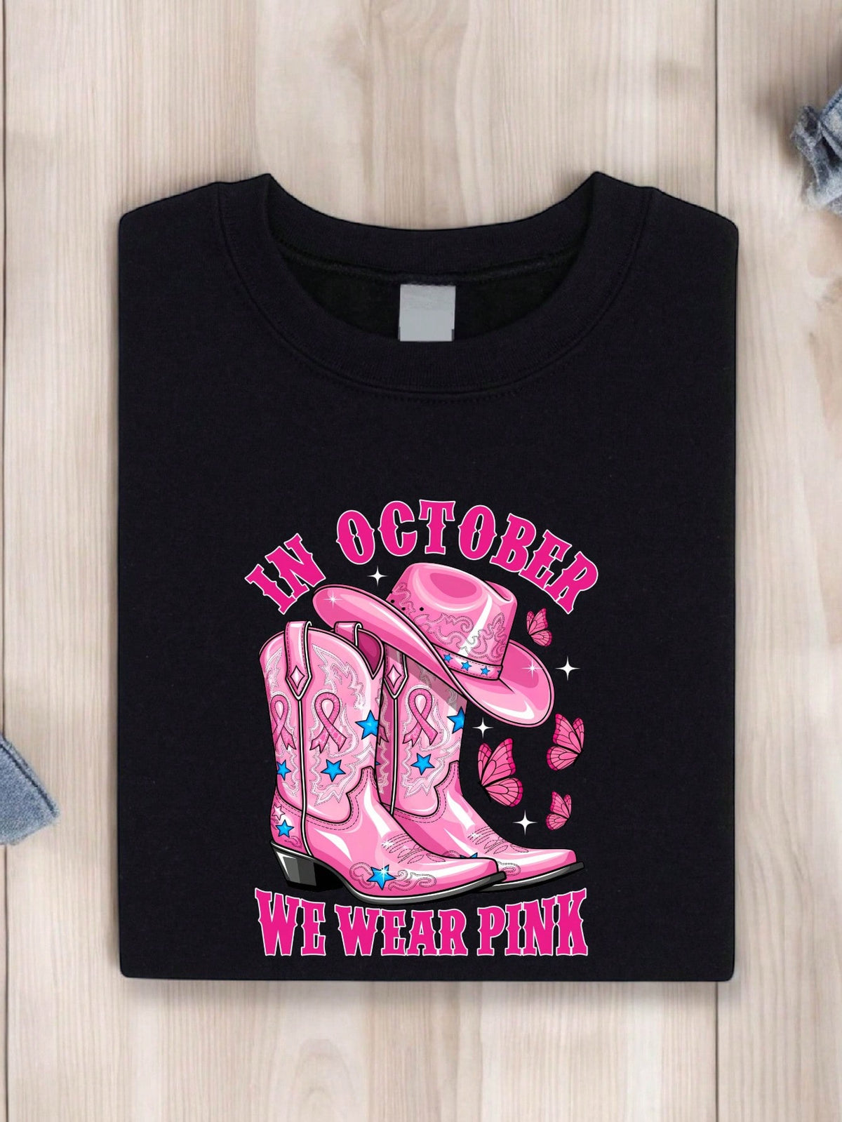 In October We Wear Pink Unisex T-Shirt