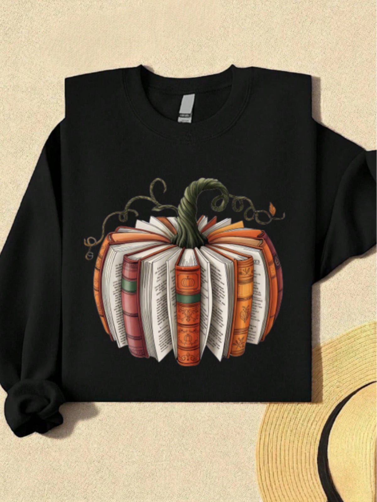 Fall Book Pumpkin Sweatshirt