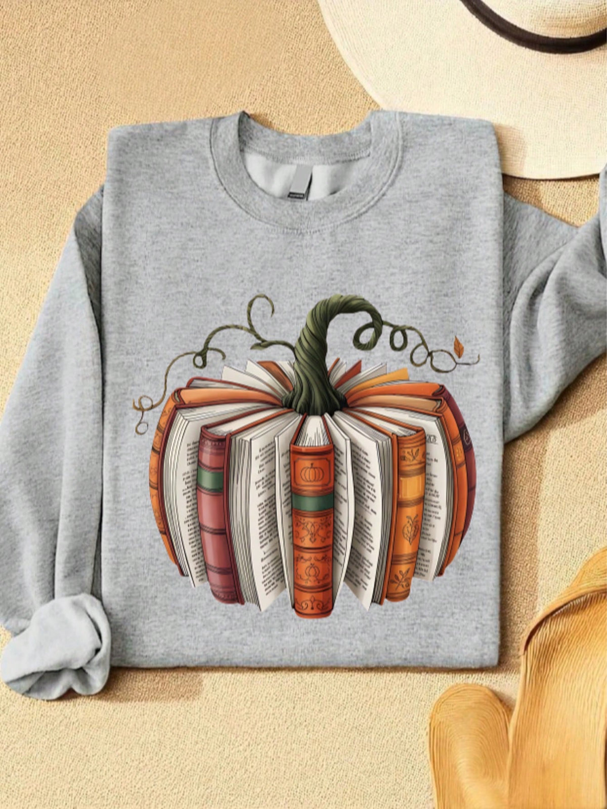 Fall Book Pumpkin Sweatshirt