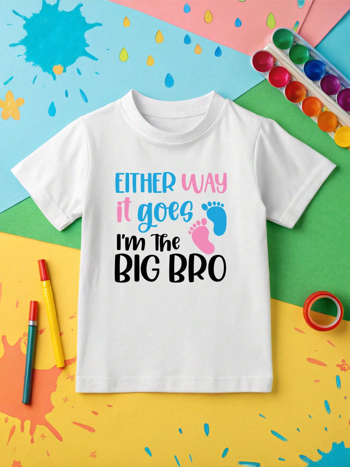 Either Way It Goes I'm The Big Bro Kids Bodysuit