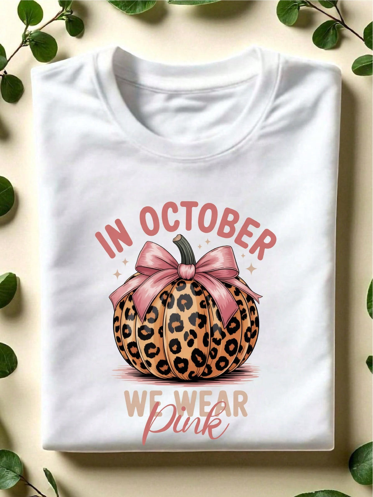 In October We Wear Pink T-Shirt