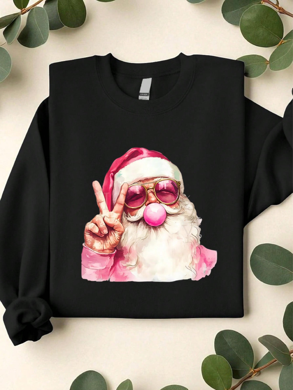 Santa Blowing Bubble Sweatshirt