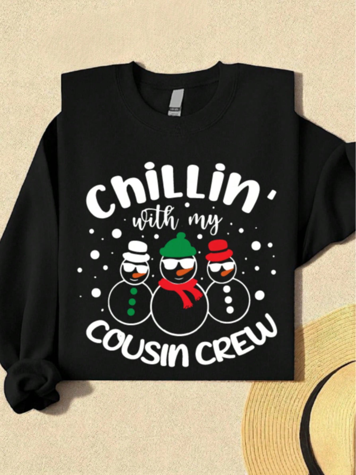 Chillin With My Cousin Crew Christmas Sweatshirt